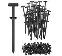 deegbbyi 100 Pièces Serre-câbles Universels, Attaches de Câble Universelles en Nylon, Serre-câbles en Plastique Polyvalent, Support Autobloquant Robuste, pour Réparation Quotidienne de Voiture