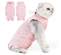 deegbbyi Body pour Chat Après Chirurgie, Combinaison de Récupération Chat Anti Léchage, Respirant Vêtements Chats, Prévenir La Chute des Cheveux, pour Période de Sevrage, Blessures Cutanées