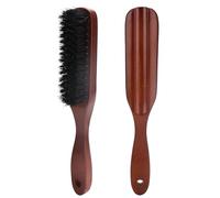 deegbbyi Brosse a Barbe Poil de Sanglier, Brosse de Toilettage de la Barbe, Brosses a Barbes Homme, Peigne à Moustache de Voyage, Brosses Lissante et Antistatique pour Barbes, pour Soins Quotidiens