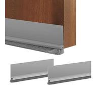 deegbbyi Joint à Brosse Autocollant, Anti Insectes Joint Inférieur, d'étanchéité à Brosse Coupe Vent, Anti Poussière Seal de Porte, pour Portes Coulissantes, Fenêtre, Armoire, Garde Robe
