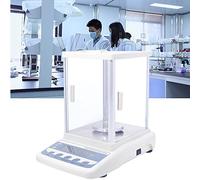 DEEguess Balance De Laboratoire De Haute PréCision, 0,01 G / 0,001 G - Balance à Bijoux, avec Pare-Brise, pour Analyse en Laboratoire, PeséE MéDicinale, Bijouterie, Cuisine,300g/0.001g