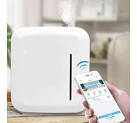 DEEguess Diffuseur D'Huiles Essentielles Carré (300 M³), Diffuseur D'ArôMes Intelligent (ContrôLe par Application Bluetooth), Capacité De 150 ML + Fonction De Synchronisation, pour Bureau,A