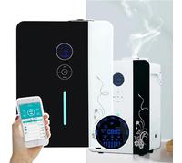 DEEguess Diffuseur D'Huiles Essentielles Intelligent, Diffuseur D'ArôMes Mural (ContrôLe par Application), Capacité (1 200 ML), Champ D'Application (5 000 M³), pour Bureau, HôTel à Domicile,B