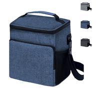 DEEguess GlacièRe Portable D'ExtéRieur De 22 L, Chaude, éTanche Et RéSistante à l'usure. IdéAle pour Emporter Votre DéJeuner Au Travail, en Pique-Nique Ou Lors d'un Barbecue,Cyan