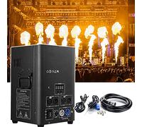 DEEguess Machine D'AtmosphèRe à Effet De ScèNe, Hauteur De La Flamme : 1 à 3 MèTres, Mode De ContrôLe : Dmx512, avec Canaux SéCuriséS, CréEr Une AtmosphèRe Ardente,1spouts