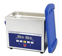 DEEguess Machine De Nettoyage à Ultrasons 3L 120W Minuterie/Chauffage RéGlable NuméRique, Bain en Acier Inoxydable pour ProthèSes éLectroniques PièCes Laboratoire Commercial Maison,Machine