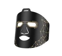 DEEguess Masque Facial LED, ThéRapie par LumièRe Infrarouge Anti-âGe, 3 Modes, TéLéCommande Rechargeable, Sangles RéGlables, Convient pour La Maison, Le Yoga, Le Travail C