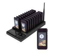 DEEguess SystèMe De TéLéAvertisseur De Restaurant, avec 20 Avertisseurs De TéLéAvertisseur sans Fil, éVitez Les Longues Files D'Attente - pour Le Café De Camion De Nourriture