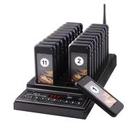 DEEguess TéLéAvertisseur Restaurant sans Fil, éVitez D'Attendre Une Longue File D'Attente - avec 20 TéLéAvertisseurs, pour Le Bureau Café De Camion De Nourriture De Restaurant