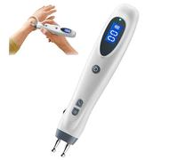 DEEguesu Stylo MéRidien à Double TêTe, Stylo D'Acupuncture éLectronique, 9 Formes d'onde + 5 Modes + 10 IntensitéS, Batterie 1000 Mah, LumièRe Rouge Et Bleue, Soulagement De La Douleur