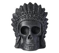 Deekec Sifflet de mort aztèque - Design rétro - 126 décibels, extrêmement fort - Sifflet de guerre aztèque - Excellent cadeau pour Halloween