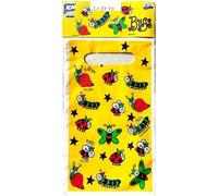 Deeko - Caterpillar Sacs de fête pack de 8 SG34910 (taille unique) (Jaune/Vert/Rouge)