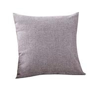 DEELIN Mode Simple Lin Coton Jet Taie d'oreiller Café Canapé Home Decor Housse de Coussin 50 * 50 CM 45 * 45 CM 40 * 40 CM 30 * 50 CM