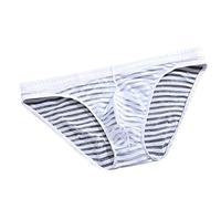 DEELIN Slips Homme Nylon sous-vêtement Transparent Ultra-Mince Soie Glacée Doux et Confortable Culottes Nouveau Homme