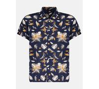 Deeluxe Chemise 'Pearl' bleu marine / jaune / blanc, Taille M