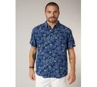 Deeluxe Chemise 'Wilson' bleu marine / bleu clair, Taille L
