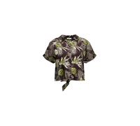 Deeluxe Chemisier 'Alina' olive / vert pastel / noir / blanc, Taille S