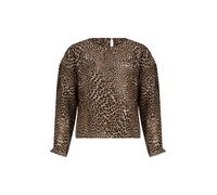 Deeluxe Chemisier 'Cessy' marron / cappuccino / noir, Taille S