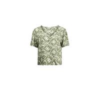 Deeluxe Chemisier 'Ehoma' olive / blanc, Taille XXL