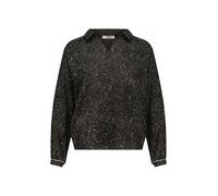 Deeluxe Chemisier 'Nessili' beige / noir, Taille S