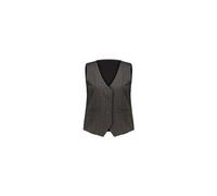 Deeluxe Gilet 'Camberly' gris foncé / blanc naturel, Taille XS