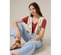 Deeluxe Gilet 'Jonida' ivoire, Taille S