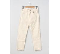 deeluxe jeans femme de couleur beige 36