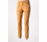 deeluxe jeans femme de couleur jaune