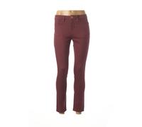 deeluxe jeans femme de couleur rouge