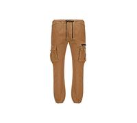 Deeluxe - Pantalon cargo Homme MONROE 98% Coton - Pantalon long 6 poches coupe Cargo Regular - Taille élastique et cordon de serrage - Latte - Taille XL