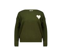 Deeluxe Pull-over 'ADONIS' kaki / blanc, Taille S