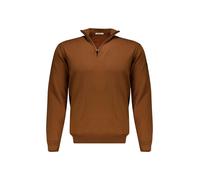 Deeluxe Pull-over 'Almanach' cognac / noir, Taille M