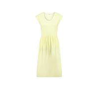 Deeluxe - Robe Midi Femme AYNA sans Manches Col V Coupe Fluide Taille Empire Style Casual Chic Été