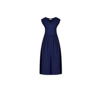 Deeluxe - Robe Midi Femme AYNA sans Manches Col V Coupe Fluide Taille Empire Style Casual Chic Été