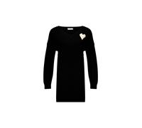 Deeluxe Robes en maille 'Kissy' noir / blanc, Taille XL