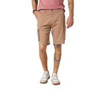 Deeluxe - Short Cargo Homme SLOG Coton Coupe Droite Poches Latérales Bouton Style Casual Été