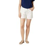 Deeluxe - Short Femme Cerise Coupe Droite Taille Classique Passants Ceinture Poches Revers