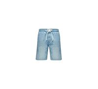 Deeluxe - Short Homme TULINO Denim Léger Délavé Taille Élastique Cordon Coupe Confort Été
