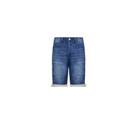 Deeluxe - Short Jean Homme BART Denim Coton Stretch Coupe Slim Revers Bas Casual Été