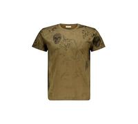 Deeluxe T-Shirt en 100% Coton à imprimé végétal et têtes de Mort intégrées T-Shirt Botanical Regular Homme