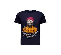 Deeluxe T-Shirt en Coton avec imprimé Hipster Barbu et Message 'I Just Want to Explore'. T-Shirt TELLSON Regular Homme
