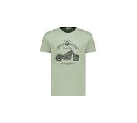 DEELUXE - T-Shirt Garçon Park En Jersey De Coton, Regular, Design Moto Custom Live Fast, Die Last, 100% Coton, Doux Et Respirant, Couleur Eucalyptus, Taille 10 Ans