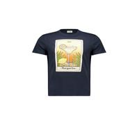 Deeluxe T-Shirt 'Margarita' bleu marine / jaune pastel / vert / orange, Taille L