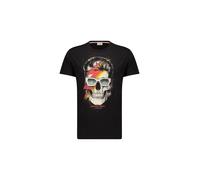 Deeluxe T-Shirt 'Starman' crème / canneberge / noir, Taille L