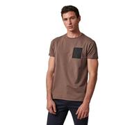 Deeluxe Tshirt col Rond, avec Poche plaquée ur la Poitrine avec Un Micro Motif T-Shirt Strangers Stretch Homme
