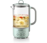 Deem K314 Bouilloire électrique de voyage, mini théière soin santé, verre résistant DURAN® et acier inoxydable Pro 18/10, 0,6 L, vert doux