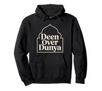 Deen Over Dunya Strong Muslimah Islam Hijab Musulman Homme Femme Sweat à Capuche