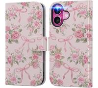 DEENAKIN Étui portefeuille avec porte-cartes + clip pour espèces, blocage RFID, protection contre les chutes de qualité militaire et œuvre d'art imprimée UV, fermeture magnétique avec béquille en cuir