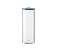 Deep air blue ENSEMBLE DE 2 BOCAUX EN VERRE CARRÉS "FRESH&STYLE" - XL