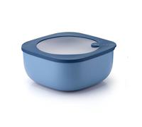 Deep air blue RÉCIPIENT BAS 'STORE&MORE BIO' - "FOOD STORAGE" - CARRÉ L